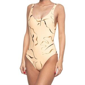 Amuse Society Women's Moxie One-Piece Swimsuit sz Large